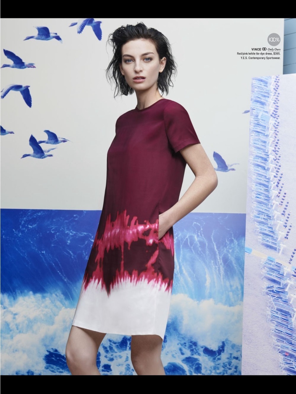 Vince Black Shift Dress mini $395 revolve Anthropologie unique vibrant 4